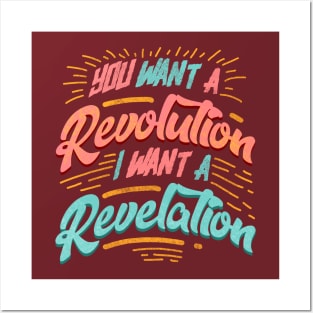 revolution and revelation Posters and Art